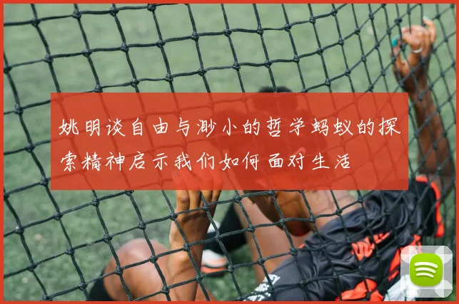 姚明谈自由与渺小的哲学蚂蚁的探索精神启示我们如何面对生活